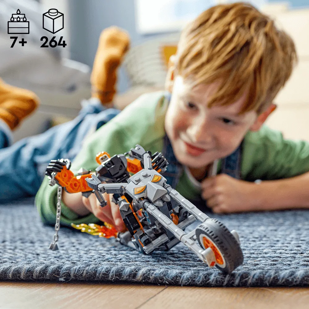 LEGO Super Heroes Robot si motocicleta Calaretul fantoma 76245
