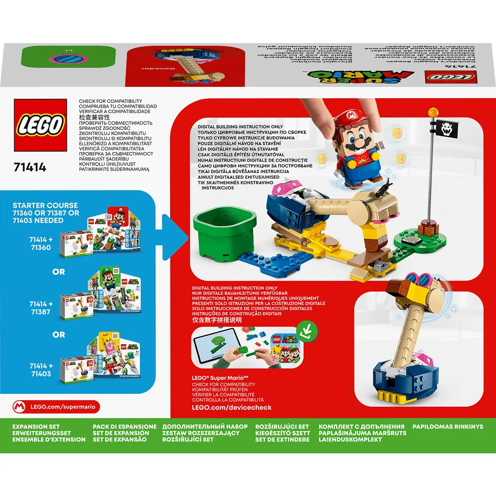 LEGO Super Mario Set de extindere Bataia de cap a lui Conkdor 71414