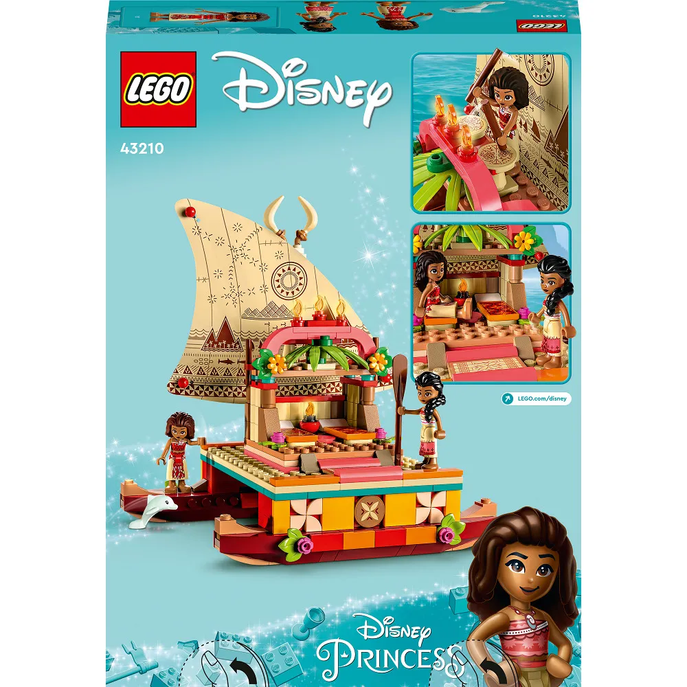 LEGO Disney Animation Catamaranul polinezian al Moanei 43210