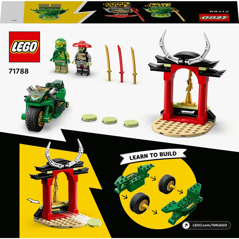 LEGO Ninjago Motocicleta de strada Ninja a lui Lloyd 71788