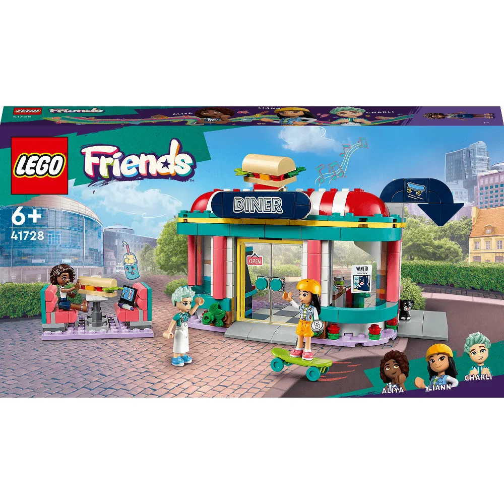 LEGO Friends Restaurant in centrul orasului Heartlake 41728