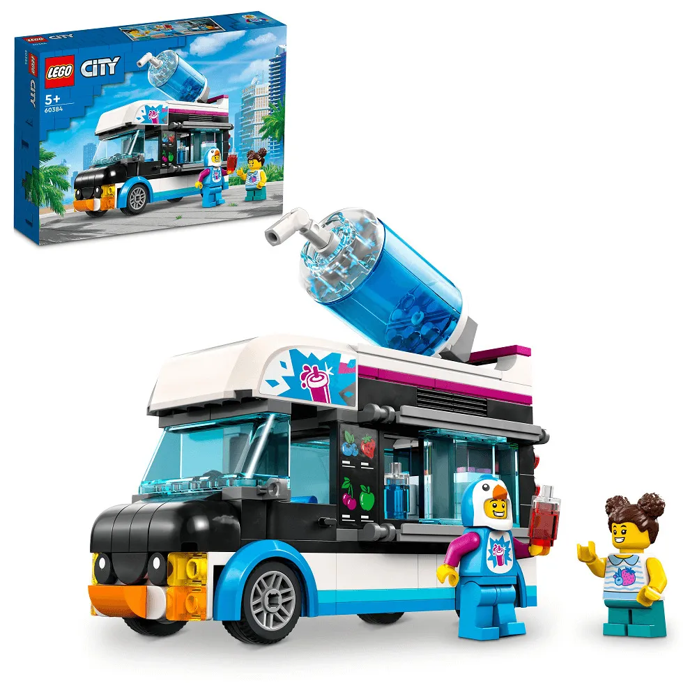 LEGO City Camioneta-pinguin cu granita 60384