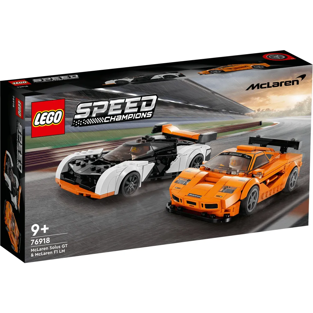 LEGO Speed Champions McLaren Solus GT Si McLaren F1 LM 76918