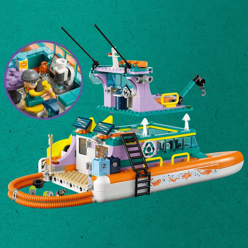 LEGO Friends Barca de salvare pe mare 41734