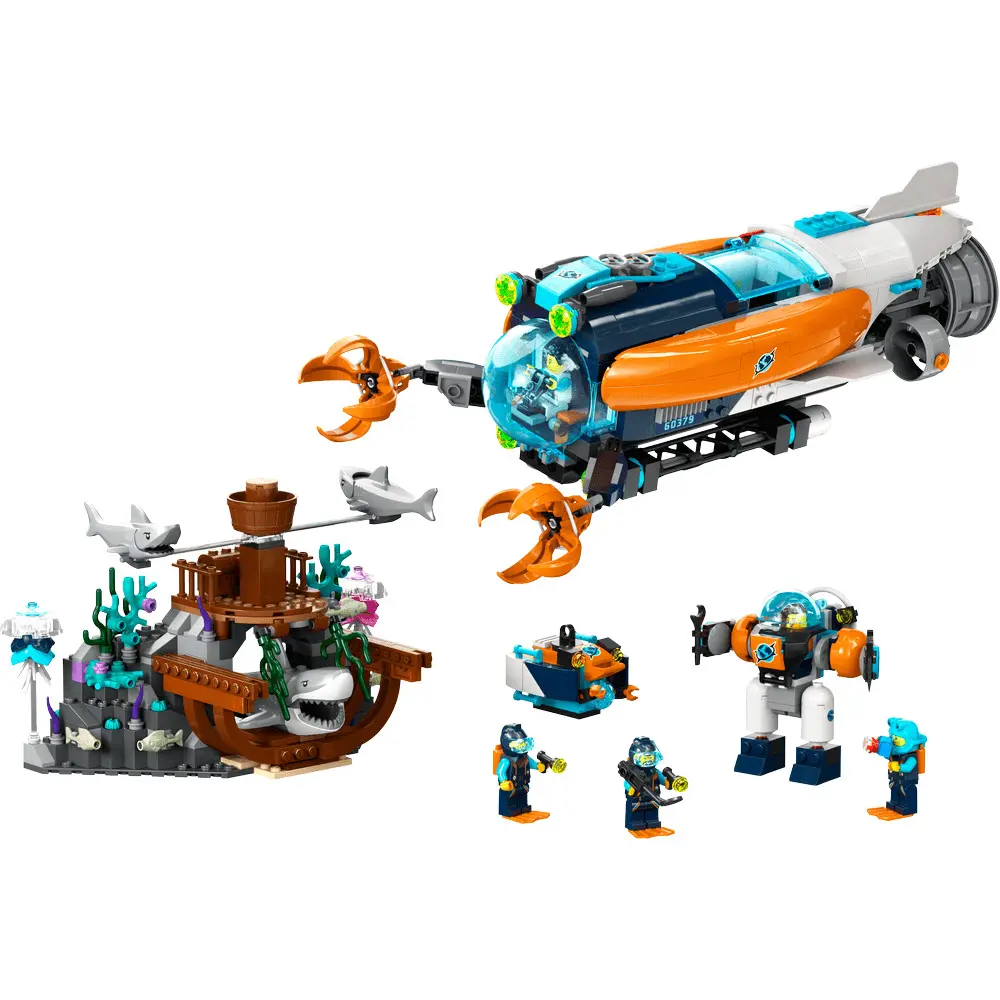 LEGO City Submarin de explorare la mare adancime 60379