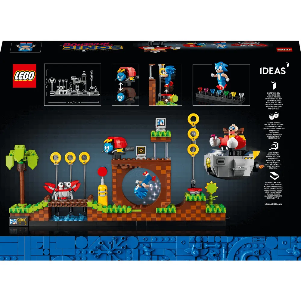 LEGO Ideas Sonic the Hedgehog - Dealul verde 21331