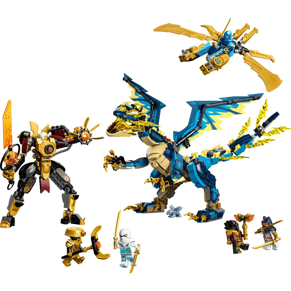 LEGO Ninjago Dragonul stihie vs. robotul imparatesei 71796