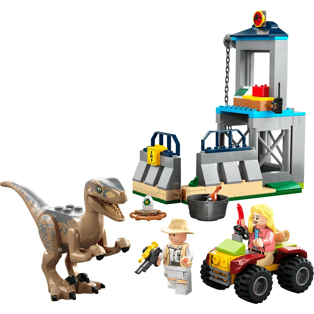 LEGO Jurassic World Evadarea unui Velociraptor 76957