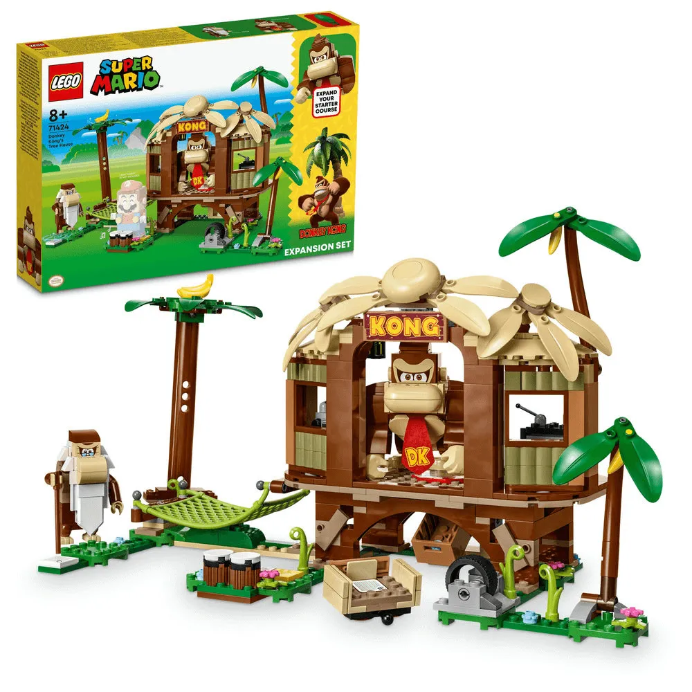 LEGO Super Mario Set de extindere Casa din copac a lui Donkey Kong 71424