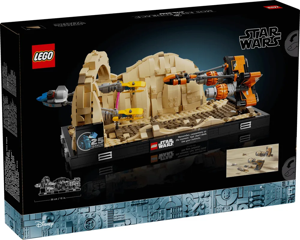 LEGO Star Wars Diorama Cursa din Mos Espa 75380