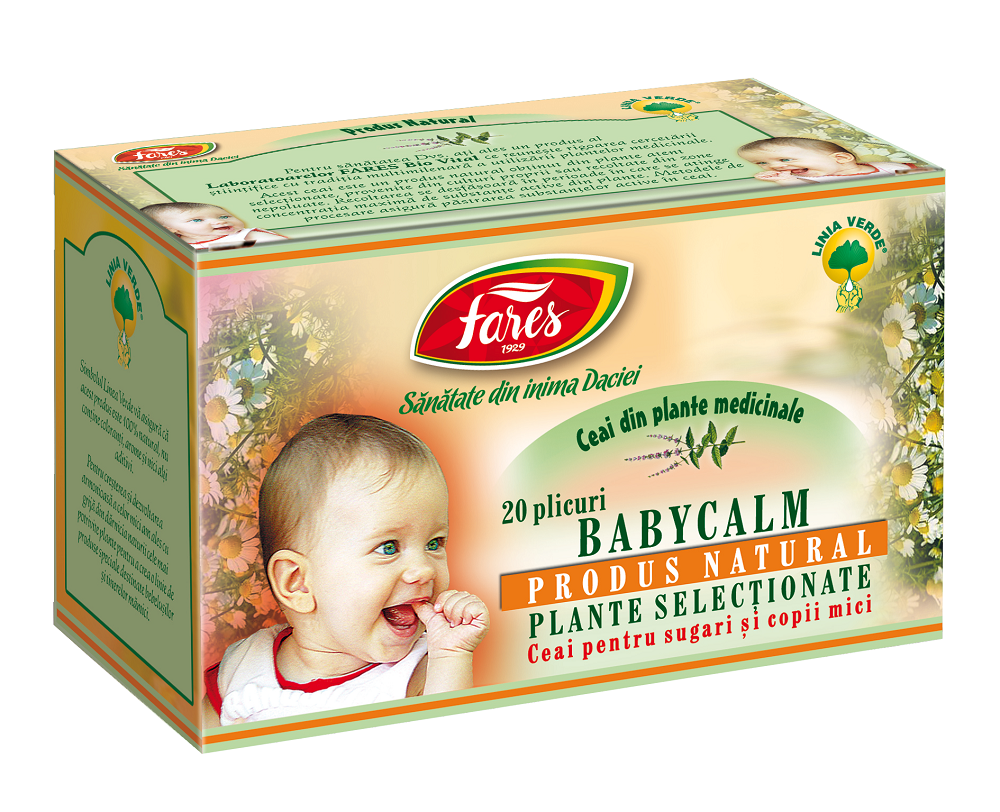 Ceai din plante medicinale Fares BabyCalm 20g