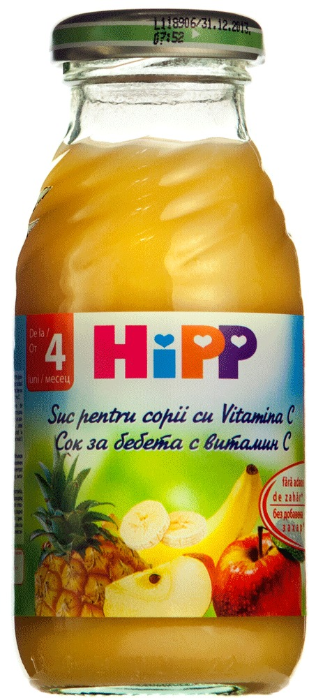Suc pentru copii cu vitamina C Hipp 200ml