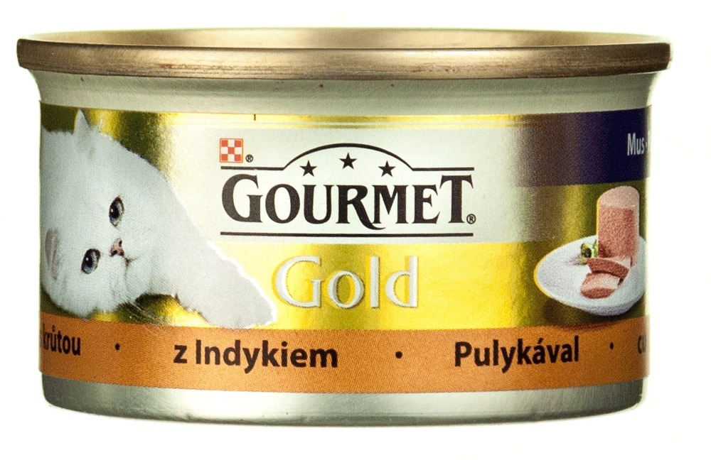 Hrana completa pentru pisici cu curcan Purina Gourmet Gold 85g