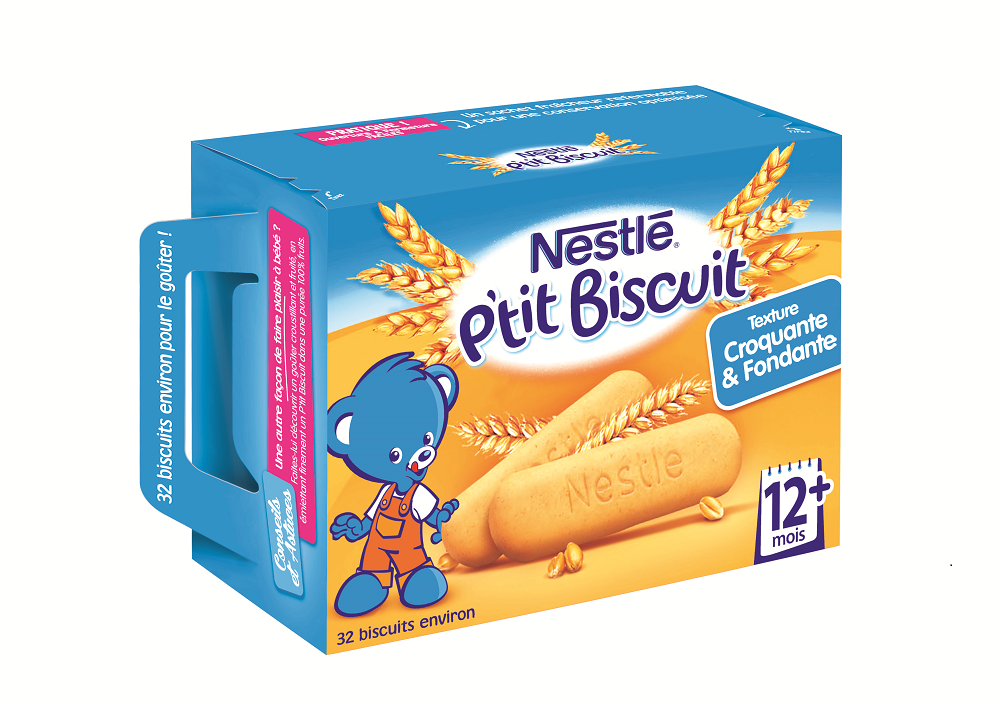 Biscuiti Nestle P'tit Biscuit pentru sugari de la 10 luni 180g