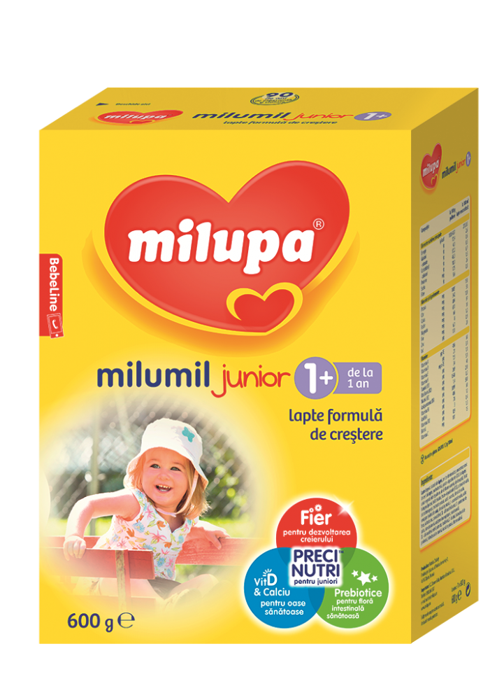 Lapte pentru copii Milupa Milumil Junior 1+ 600g