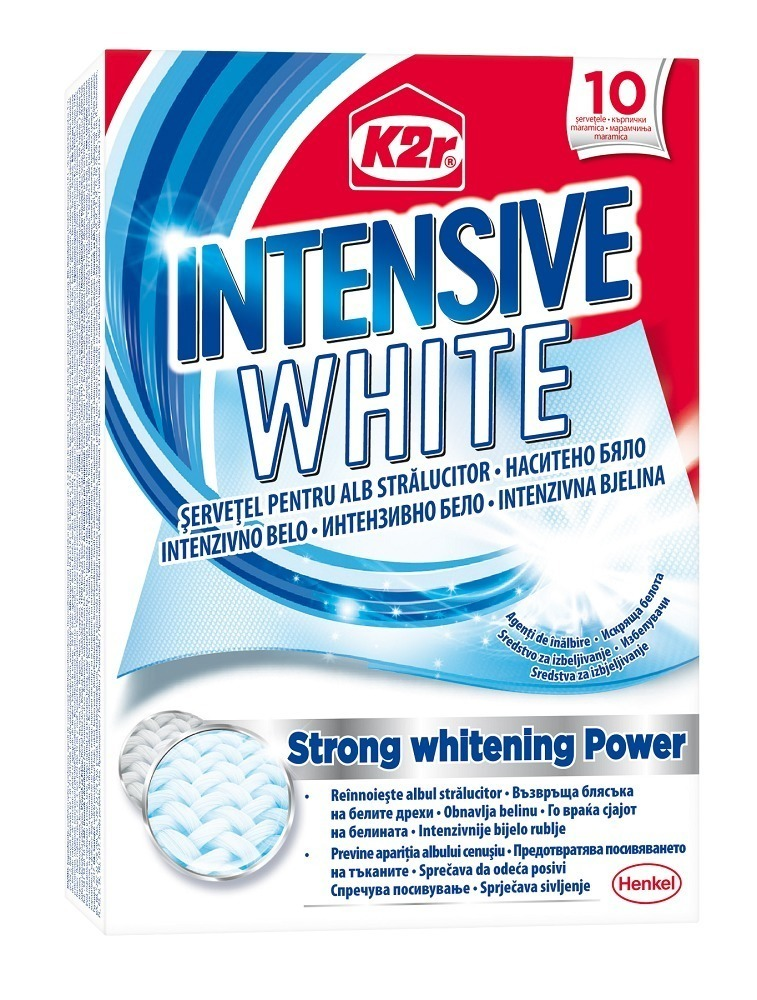 Servetele pentru rufe K2r Intensive White, 10buc