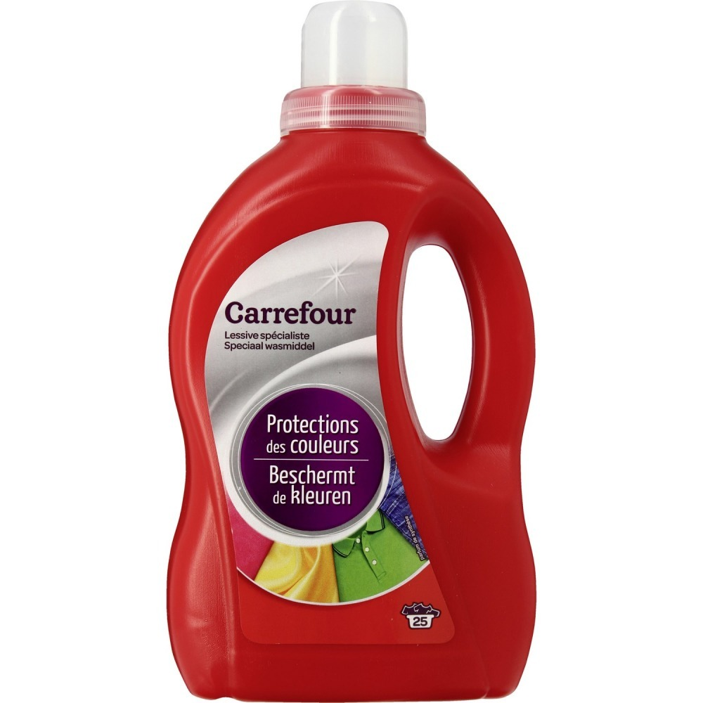 Detergent pentru haine colorate Carrefour, 25spalari, 1.5l