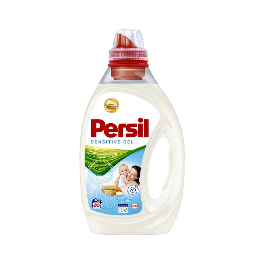 Detergent automat lichid Persil Sensitive Gel, 20 spalari, 1L