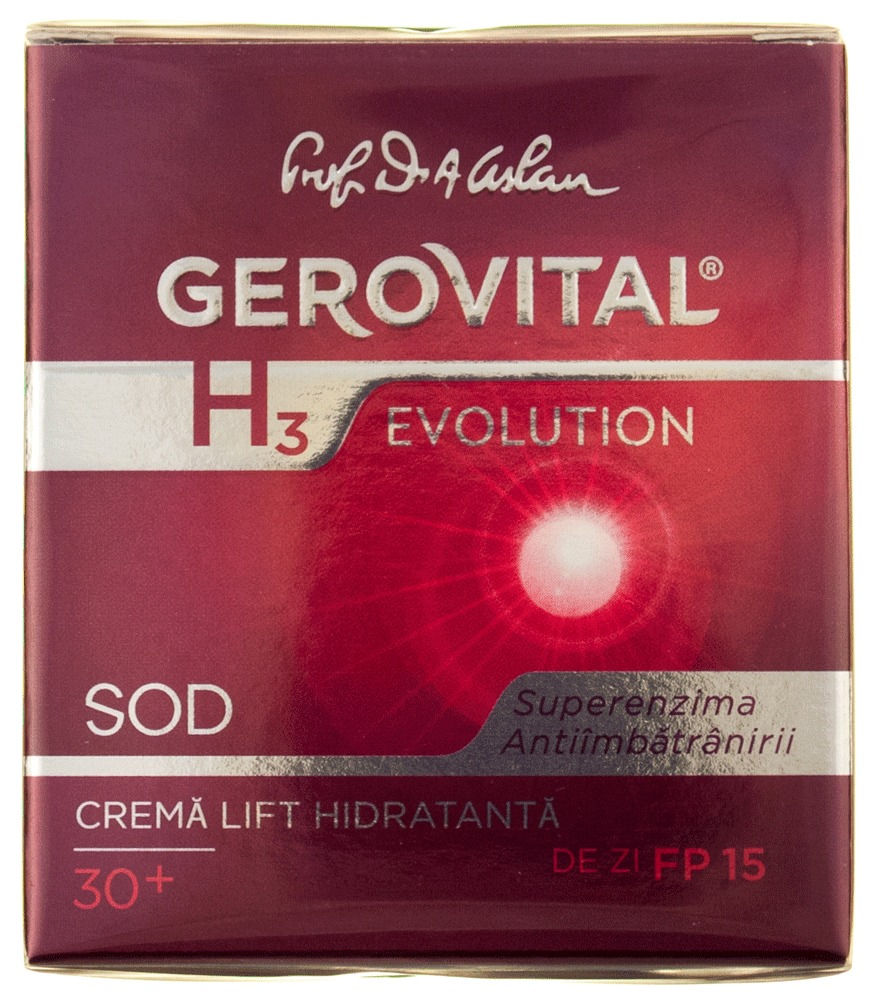 Crema lift hidratanta 30+ de zi Gerovital H3 Evolution 50ml