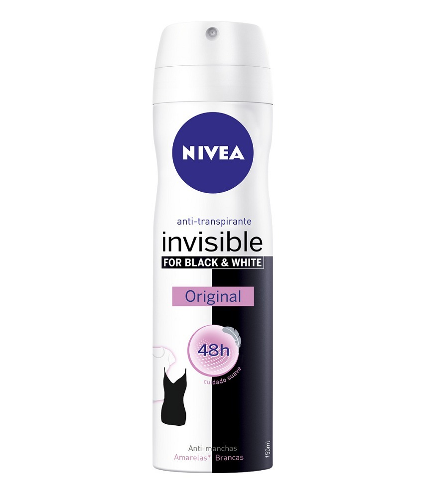 Deodorant invisible for black & white Nivea  150 ML