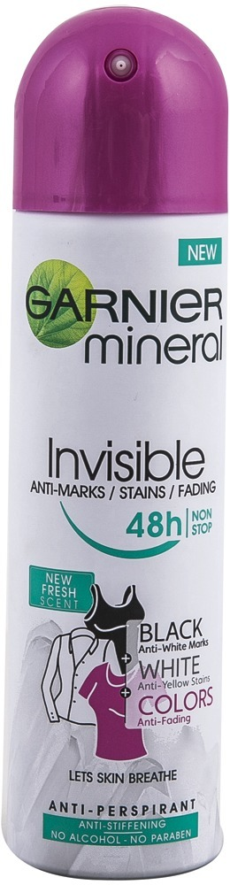 Deodorant spray Garnier Mineral Invisible