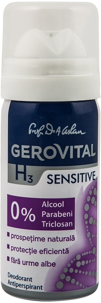 Deodorant antiperspirant sensitive Gerovital H3 40ml