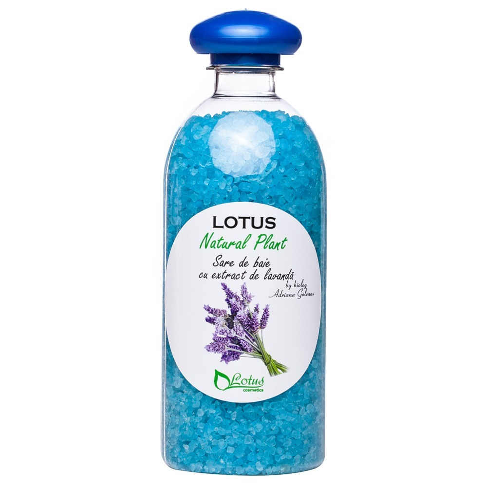 Sare de baie cu extract de lavanda Lotus 600g