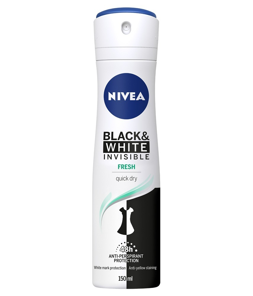 Deodorant spray Invisible Black&White Fresh Nivea 150ml