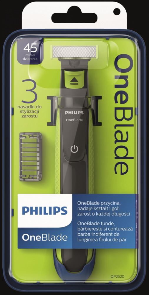 Moon Recur Sorrow Aparat pentru barba Philips OneBlade QP2520/20 | Carrefour Romania