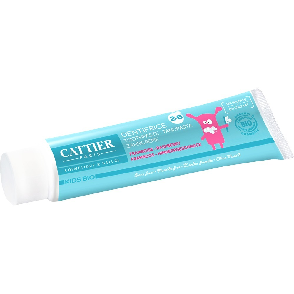 Pasta de dinti pentru copii cu zmeura Cattier 50ml