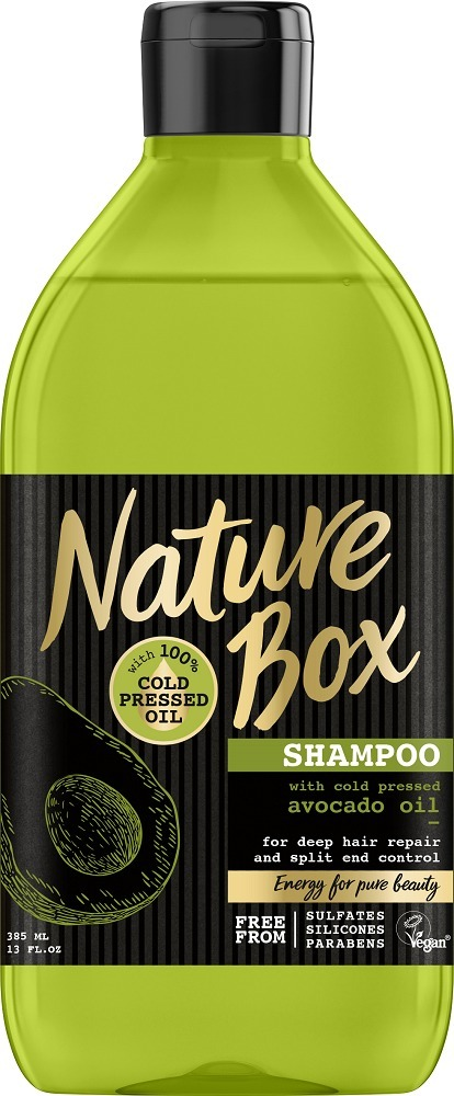 Sampon cu ulei de avocado, Nature Box 385ML
