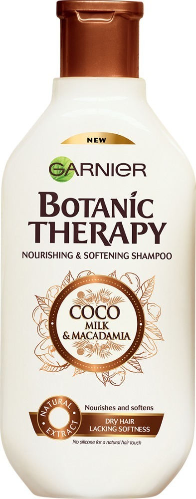 Sampon pentru par uscat lipsit de suplete Coco Milk&Macadamia Garnier Botanic Therapy 400ml
