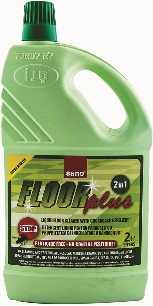Detergent pardoseli 2 in 1 Sano Floor plus 2L