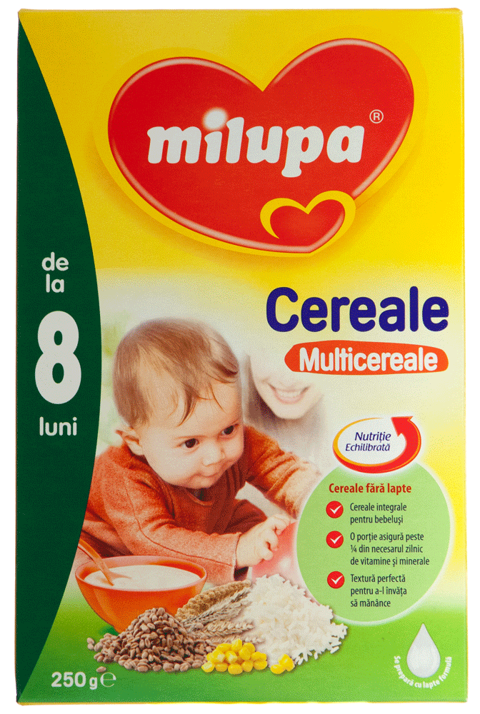 Multi-cereale fara lapte Milupa 250g