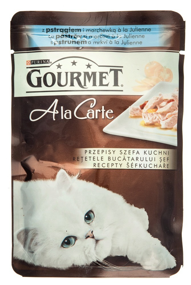 Hrana umeda cu pastrav pentru pisici Gourmet A la Carte 85g