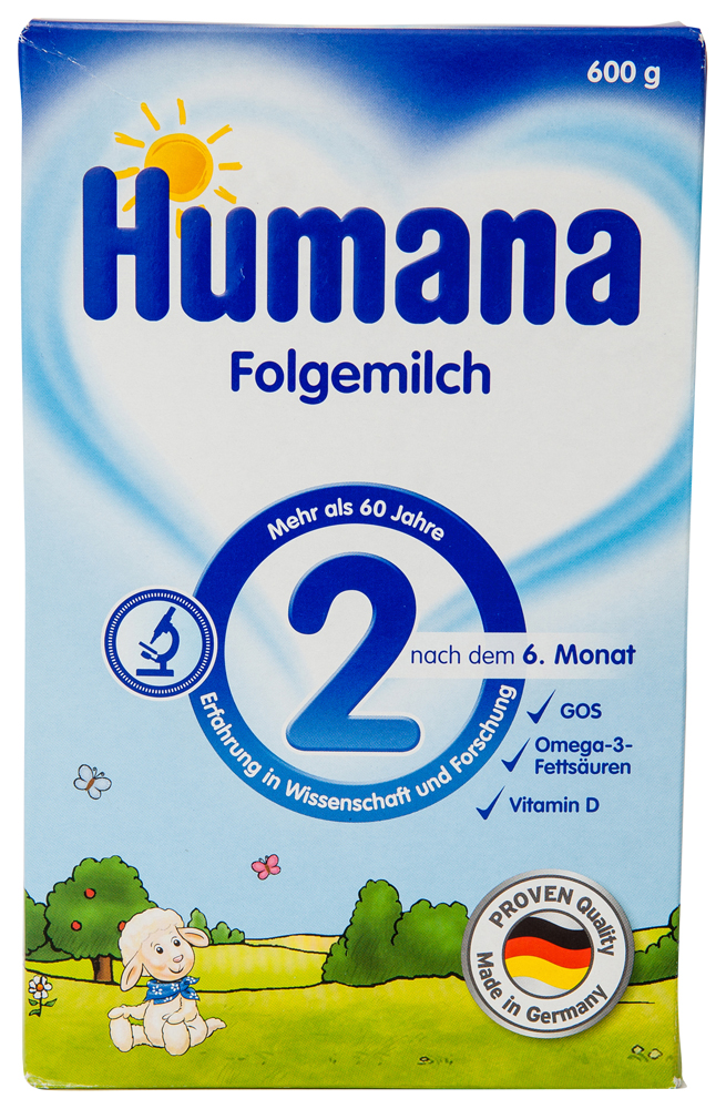 Lapte praf Humana 2GOS 600g