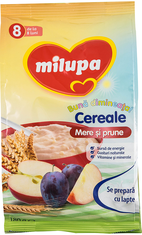 Cereale mere si prune Milupa 180g