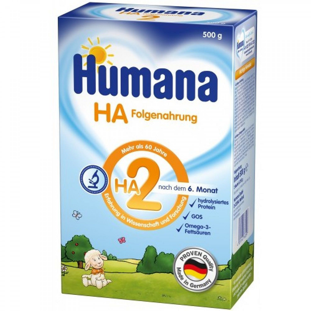 Lapte praf Humana HA2 500g