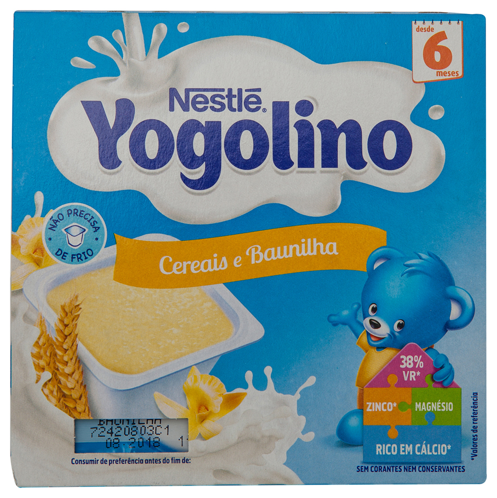 Gris cu lapte Yogolino Nestle 4x100g