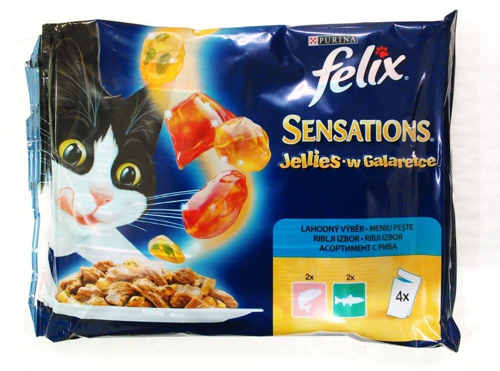 Hrana umeda Sensations pentru pisici Felix 4x100g