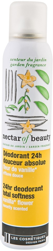 Deodorant spray 24h cu parfum vanilie Les Cosmetiques Nectar of Nature 200ml