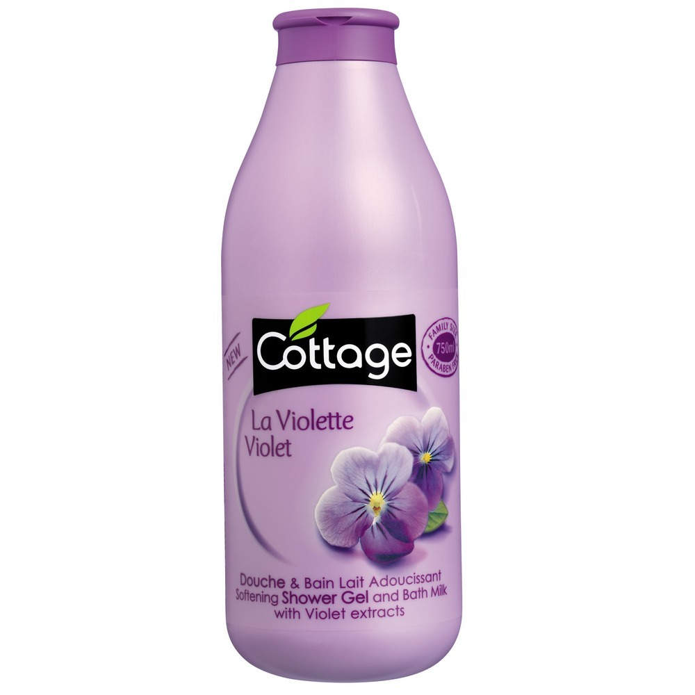 Gel de dus cu extract de violete Cottage 750ml