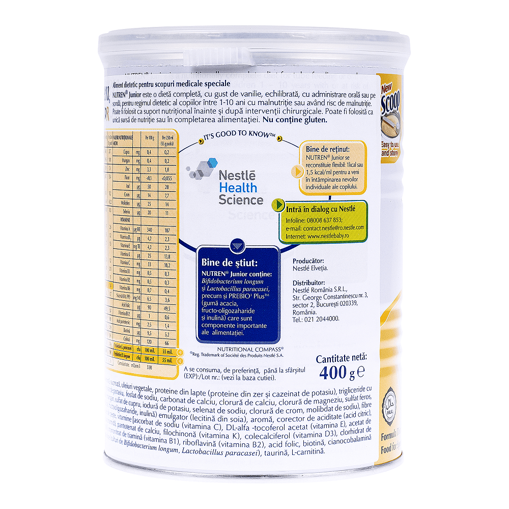 Lapte formula Nutren Junior Prebio Nestle 400g