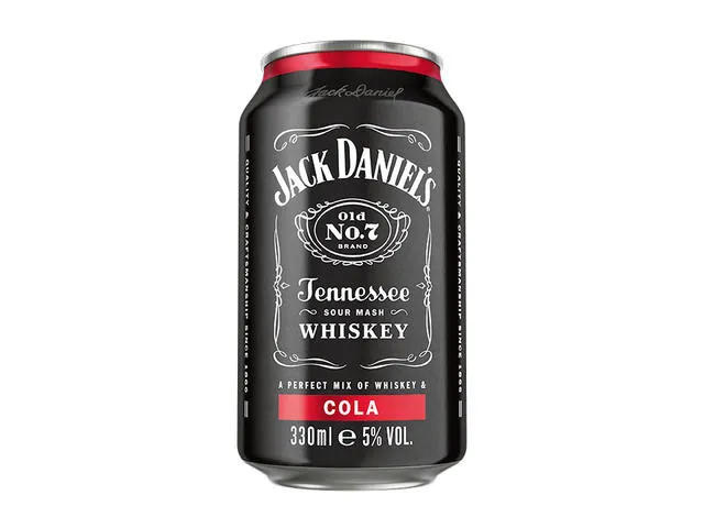 Mix whisky Jack Daniel's & Coca Cola 5% alc., doza 0.33 L