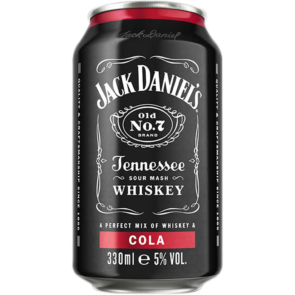Mix whisky Jack Daniel's & Coca Cola 5% alc., doza 0.33 L