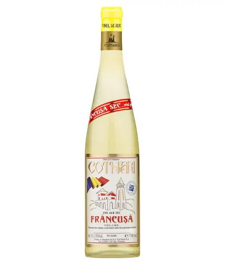 Vin alb Cotnari Francusa, Sec, 0.75L