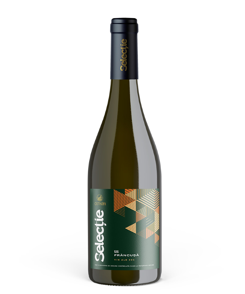 Vin alb Cotnari Selectie Francusa, sec, 0.75L