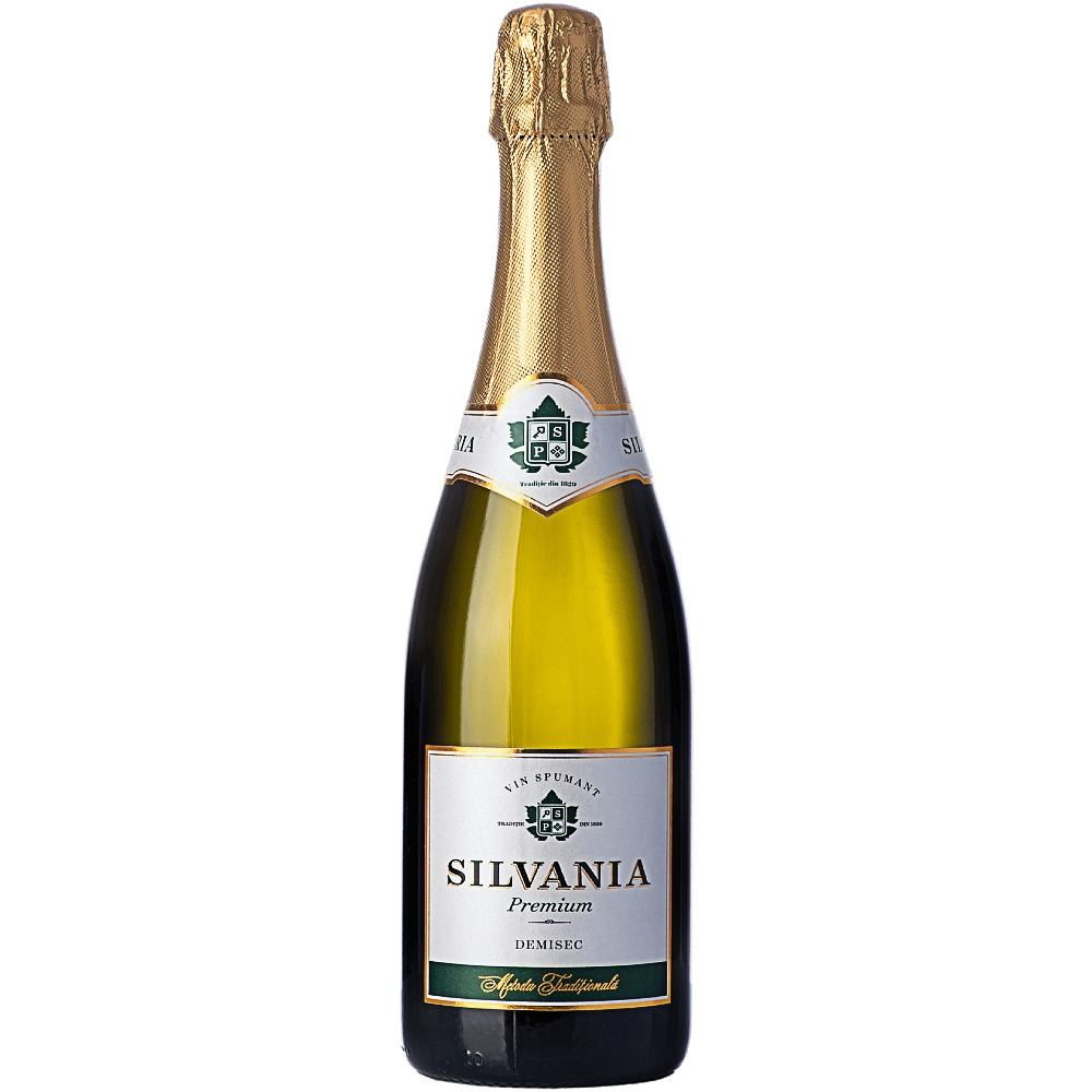 Vin spumant alb, demisec, Silvania Premium, 0.75L