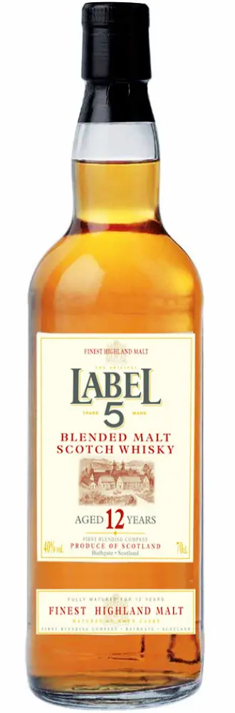 Scotch Whisky Label 5 Blended 12YO 40% 0.7L