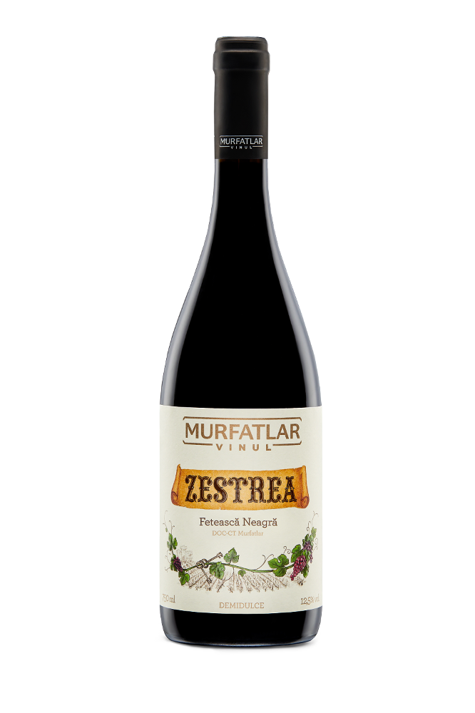 Vin rosu Zestrea Murfatlar Feteasca Neagra demidulce 0.75L